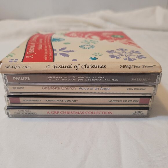 Christmas Music CD Bundle Of 5 With Lord Of The Dance Instrumental & John Fahey - Picture 2 of 10